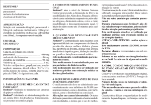 RESFENOL paracetamol maleato de clorfeniramina cloridrato de