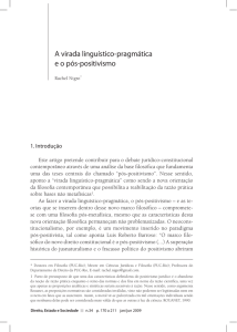 A virada lingüístico-pragmática e o pós