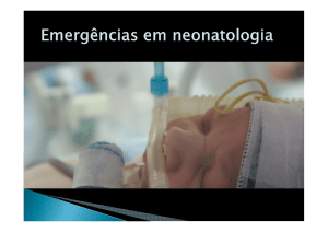 Emergencias em neonatologia