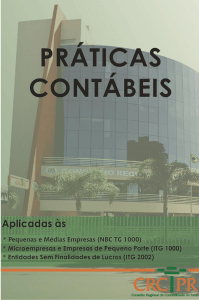 Práticas Contábeis – Aplicadas às Pequenas e Médias