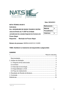 1 Data: 26/04/2013 NOTA TÉCNICA 59/2013⋅ Solicitante Dra