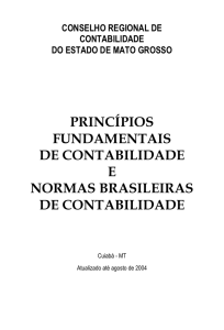 princípios fundamentais de contabilidade e normas brasileiras de