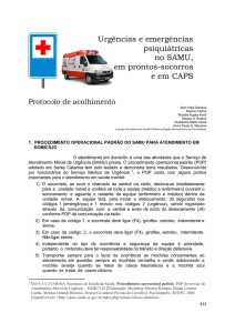 33 Urgências e emergências psiquiátricas em SAMU