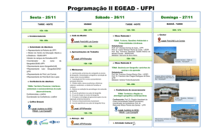 Programação II EGEAD - UFPI
