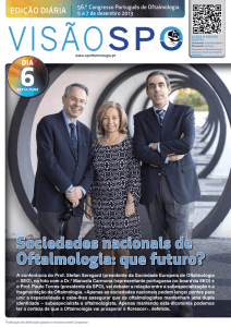 Sociedades nacionais de Oftalmologia: que futuro?