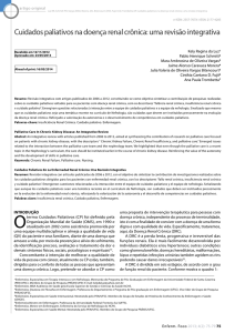 Cuidados paliativos na doença renal crônica