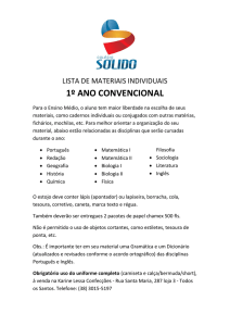 Lista de Material Individual