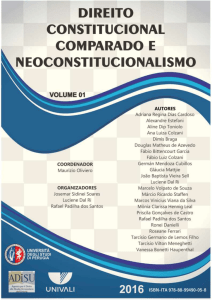 direito constitucional comparado e neoconstitucionalismo volume 01