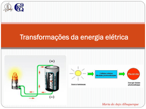 Transformações da energia elétrica