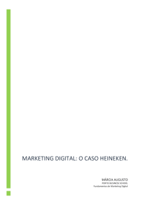 Marketing e Comunicação Digital na Heineken