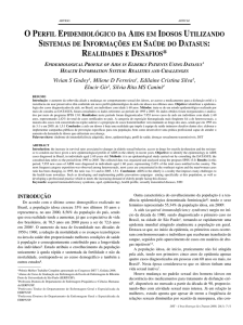 o perfil epidemiológico da aids em idosos utilizando