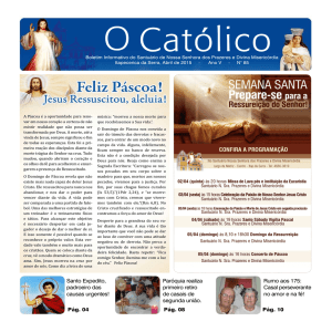 Edição Nº85 01/04/2015 - Santuário Nossa Senhora dos Prazeres