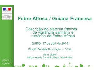 Febre Aftosa / Guiana Francesa
