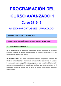 Anexo 5- Portugués Avanzado 1