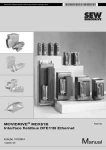 MOVIDRIVE® MDX61B Interface Fieldbus DFE11B Ethernet