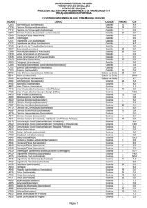 (Transferência facultativa de outra IES e Mudança de curso)