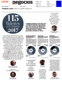 115 líderes antecipam 2017