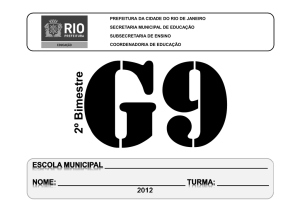 9º ano - BIO NA REDE