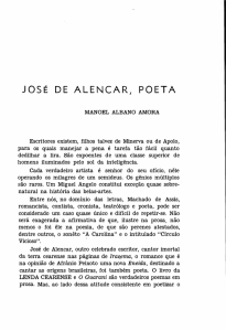 josé de alencar, poeta - Academia Cearense de Letras