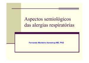 Aula diagnostico de doenças alérgicas