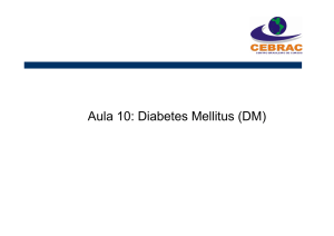 Aula 10 - Diabetes Mellitus