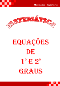 Matemática – Régis Cortes