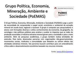 Grupo Política, Economia, Mineração, Ambiente e Sociedade
