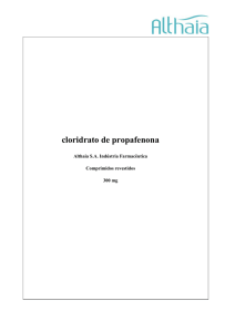 cloridrato de propafenona