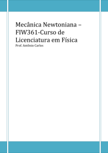 Mecanica Newtoniana - Instituto de Física / UFRJ