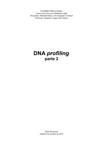 DNA profiling - Eduardo Santos