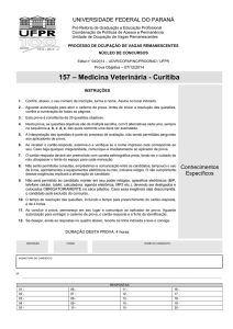 157 – Medicina Veterinária - Curitiba - NC