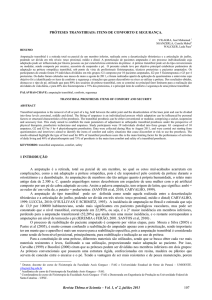 Próteses transtibiais: itens de conforto e segurança