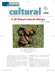 A 28ª Bienal vista do Olimpo - Associação Paulista de Medicina