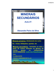 minerais secundários