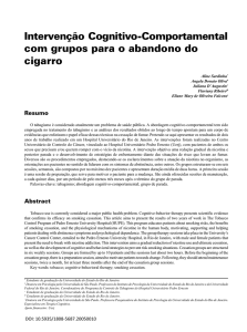 PDF Português - Revista Brasileira de Terapias Cognitivas