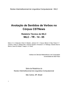 Anotação de Sentidos de Verbos no Córpus CSTNews