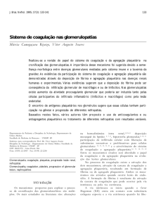 Sistema de coagulação nas glomerulopatias