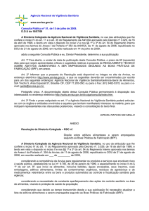 Consulta Pública nº 51, de 15 de julho de 2009.
