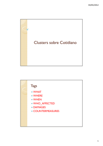 Clusters sobre Cotidiano
