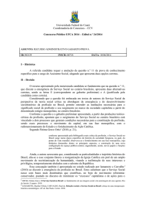 Edital n.º 24/2014 I - CCV - Universidade Federal do Ceará