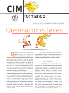 Queimaduras leves - CRF-PR