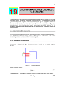 19 circuitos magnéticos lineares e não lineares