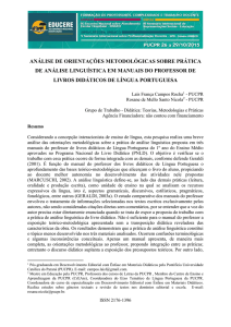 ANÁLISE DE ORIENTAÇÕES METODOLÓGICAS SOBRE PRÁTICA