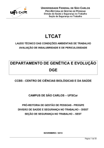 departamento de genética e evolução dge - Pró