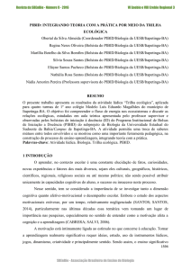 PIBID: INTEGRANDO TEORIA COM A PRÁTICA POR MEIO DA