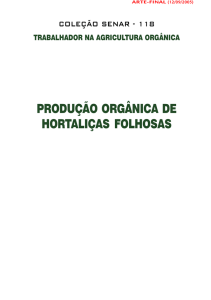 cartilha - produção orgânica de hortaliças folhosas