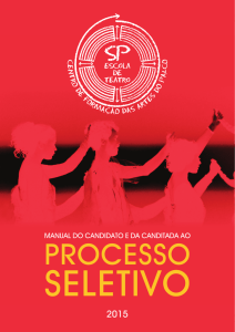 processo seletivo 2015 manual do candidato e da