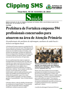 Clipping SMS, terça-feira, 03 de novembro de 2015