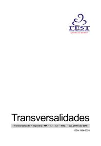 Revista Transversalidades: v.1 n.3 • 109p. • nov 2009 / abr