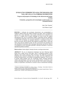 evolução e perspectivas da tecnologia em sala de aula e na